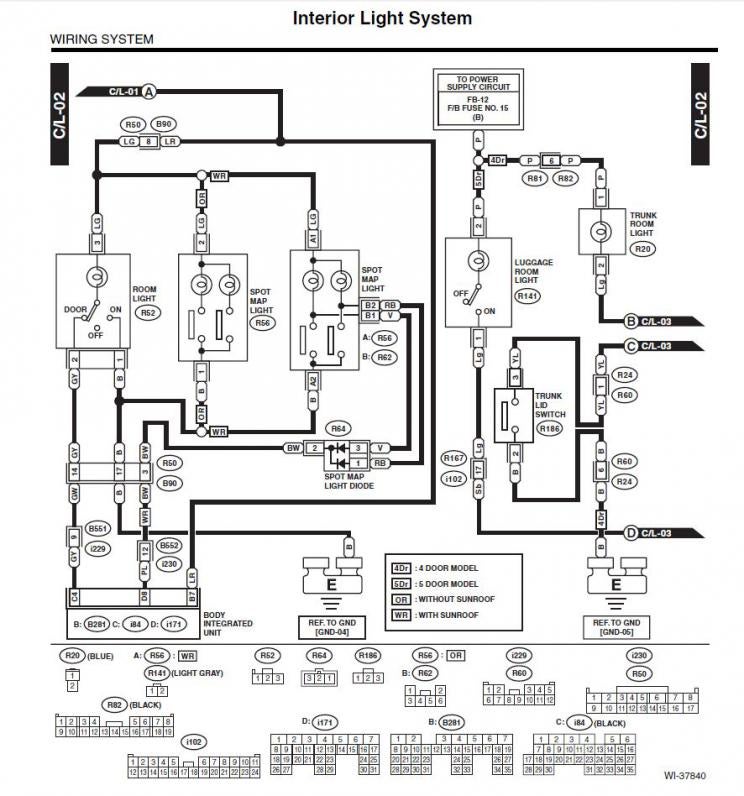 Scion Xb Dome Light Wiring Diagram - Complete Wiring Schemas